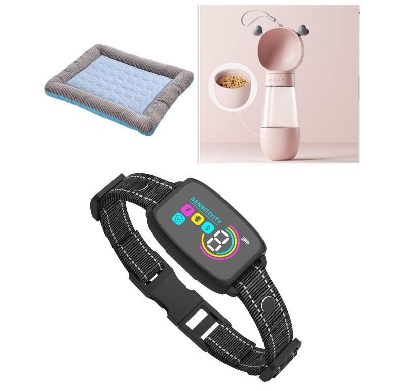 Dog Bark Collar Automatic Anti Barking Collar with 8 Sensitivity, Rechargeable