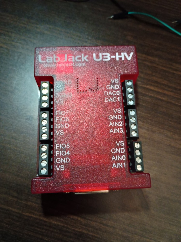 LabJack U3-HV Multifunction USB Data Acquisition Module, USB-B, DB15F, 0-5VDC