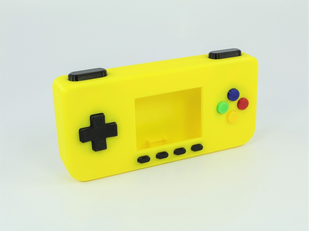 PiGRRL Zero YELLOW Game Boy Case Buttons Screws Washer Gameboy Raspberry Pi Zero
