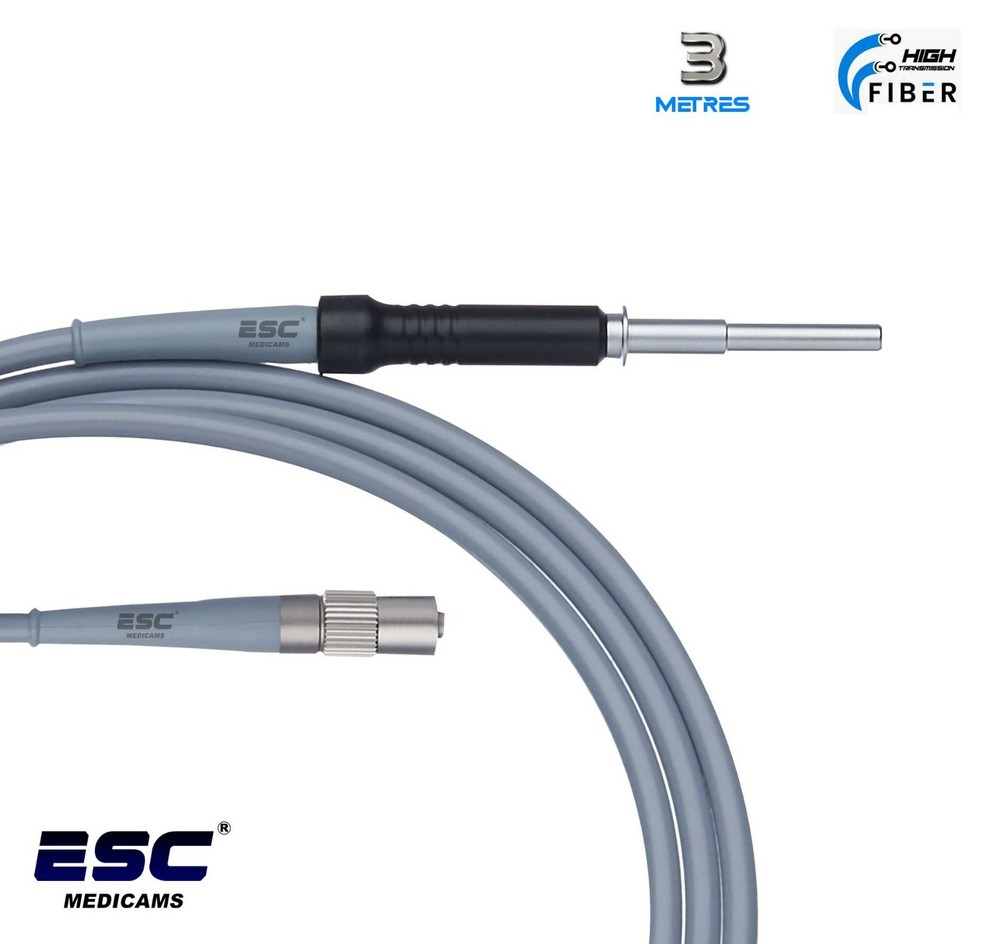 Fiber Optic Cable for Endoscopy Cold LED Light Source 3Mtr compatible with Storz