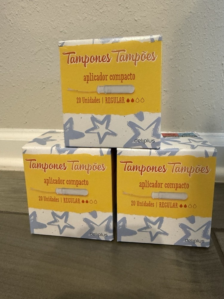 Tampons Regular Absorbency 60ct, Unscented. New. Sealed. 3 for $20