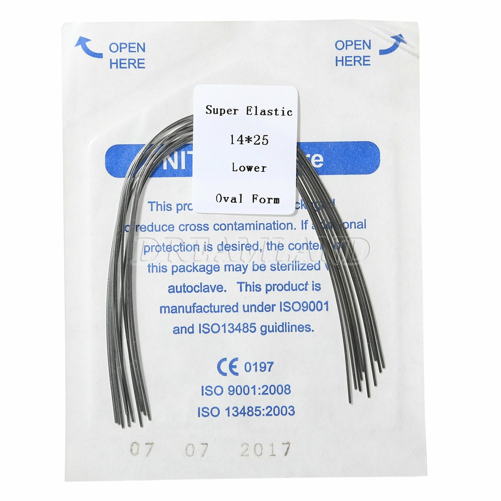 10pc/pack Dental Ortho Arch Wire Stainless Steel Rectangular All Size TH*