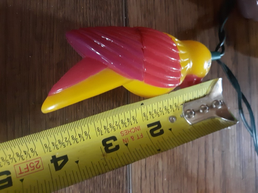 Tiki Palm Tree Parrot Birds Patio String Lights