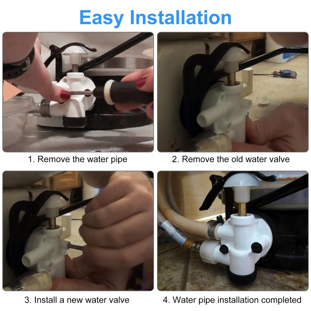 385314349 RV Pedal Flush Toilets Water Valve Replacement Kit For Dometic Sealand