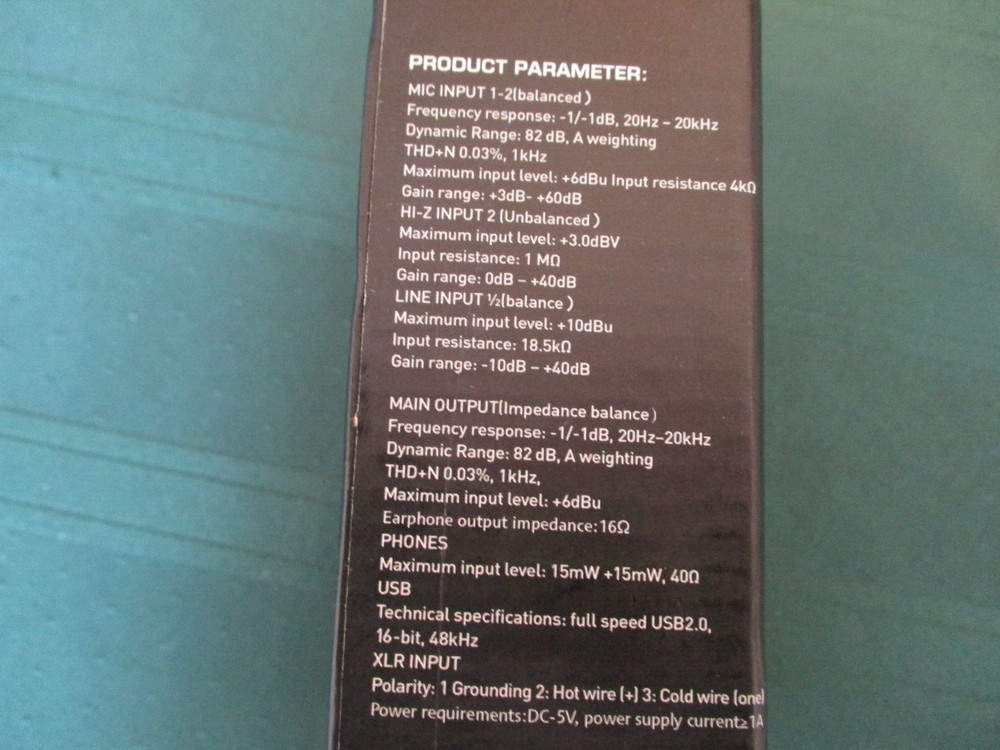 Teyun Q-12 Sound Card