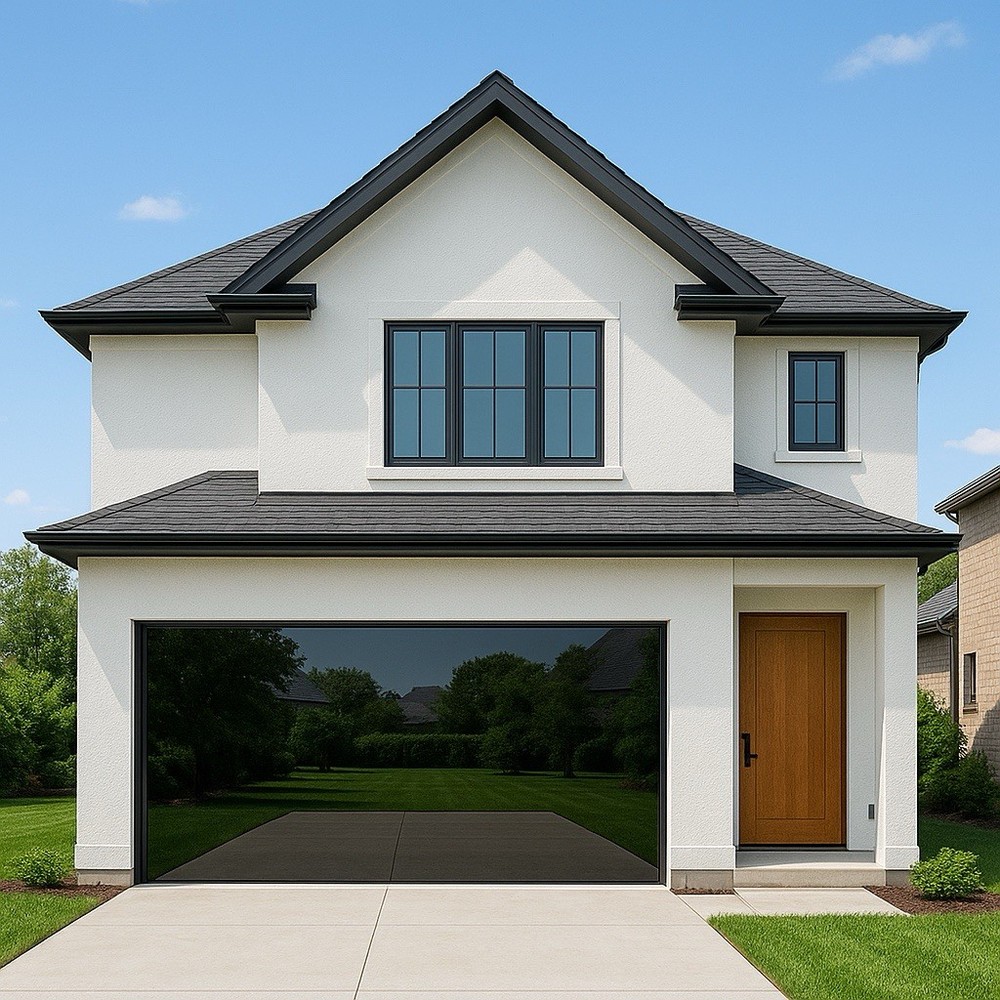 Frameless Glass Garage Doors 16x7’  Garage doors