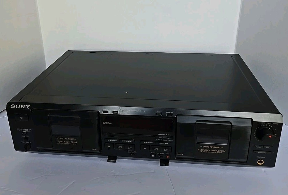 Sony TC-WE435 Dual Auto Reverse Cassette Deck, Dolby B ,C, HX Pro