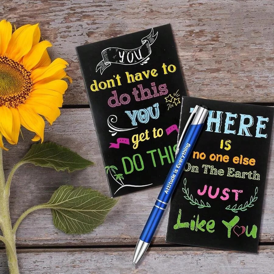 NEW Inspirational Notepad Bible Motivational Pen Notebook Bulk