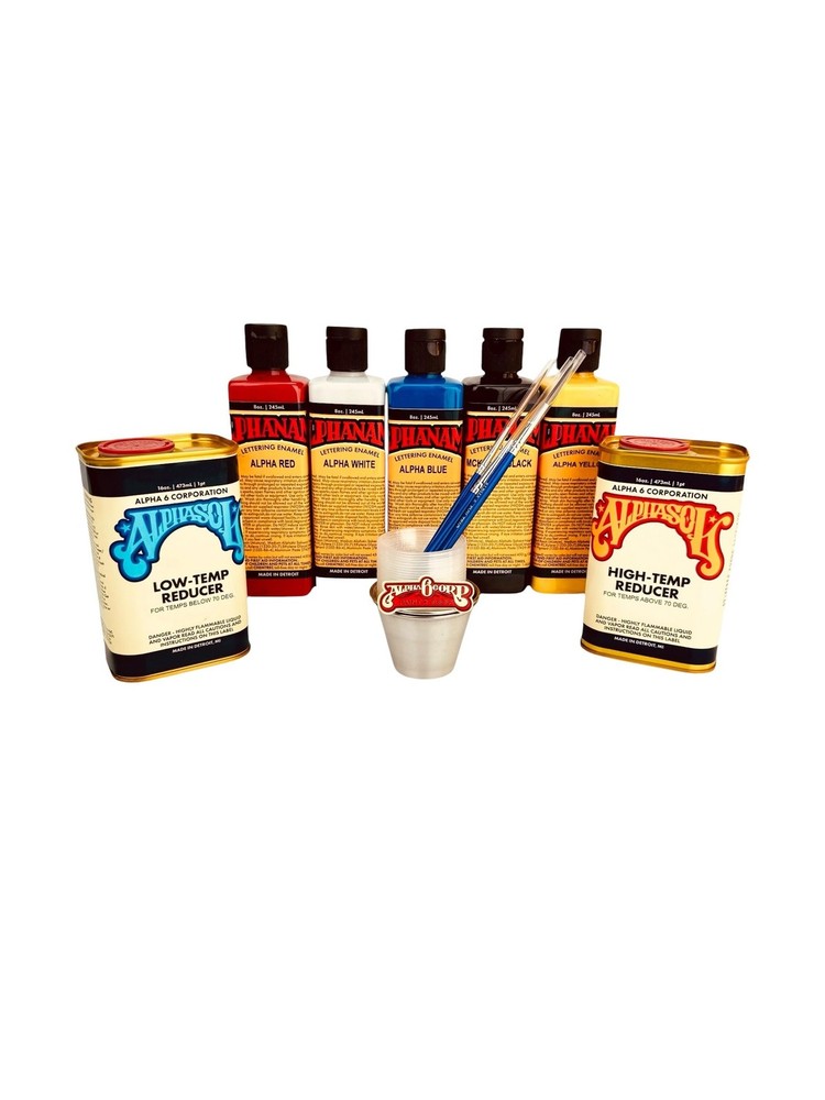 Alphanamel Ultimate Painters Gift Box - Complete Set for Artistic Creations w...