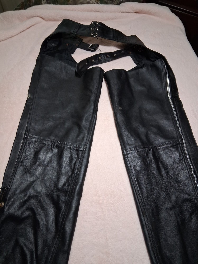 Genuine Leather Riding Chaps Size XSmall