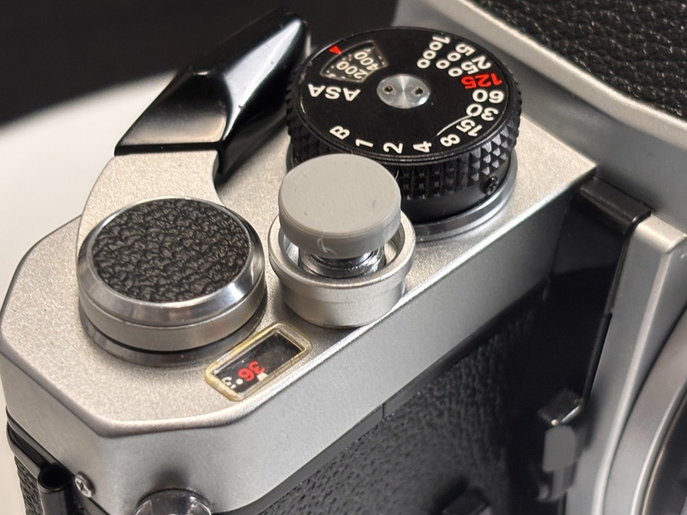 3 pieces Camera Soft Shutter Release Buttons for Cameras - Gray