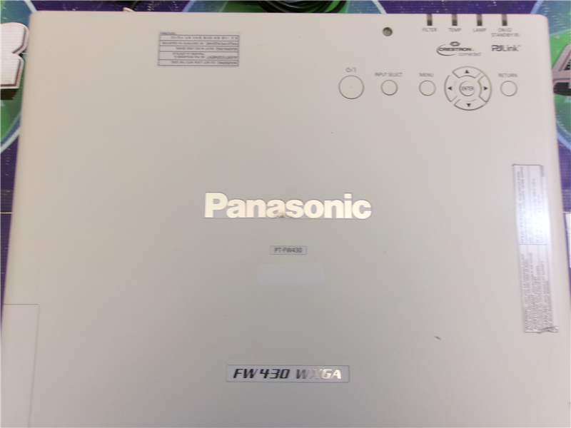 Panasonic PT-FW430U; 3LCD Projector