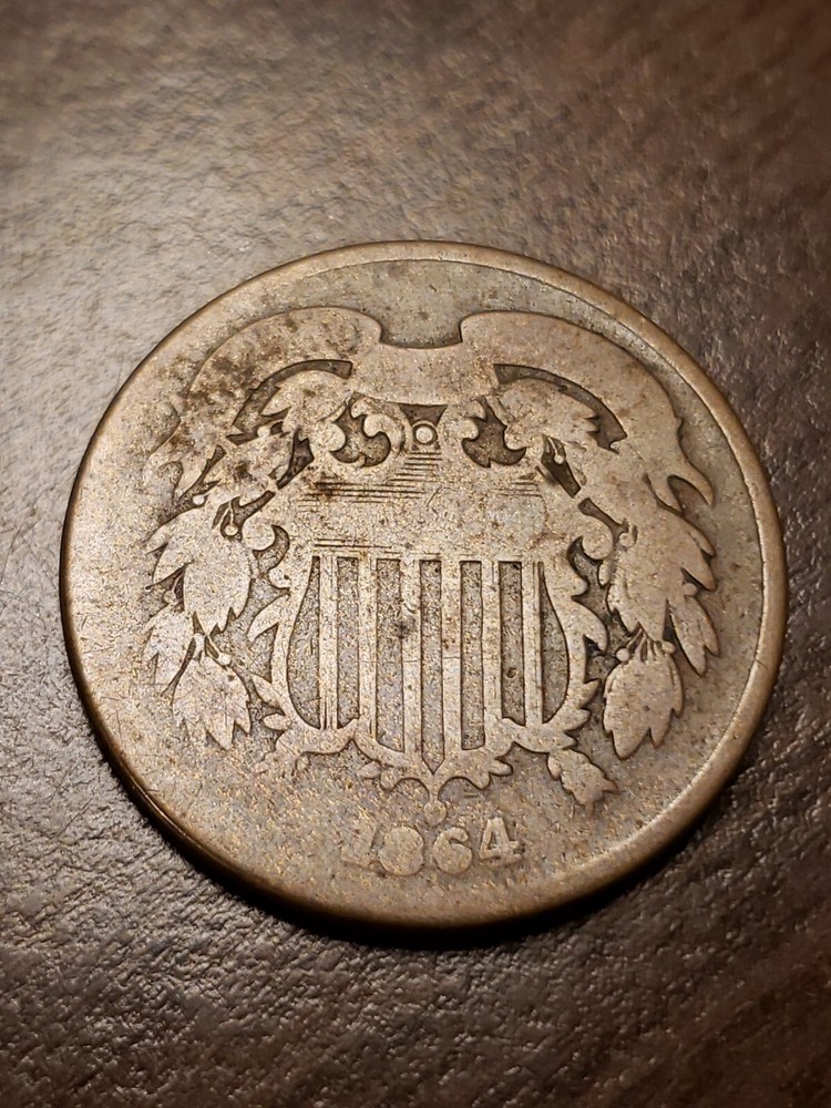 1864 2 Cent Piece