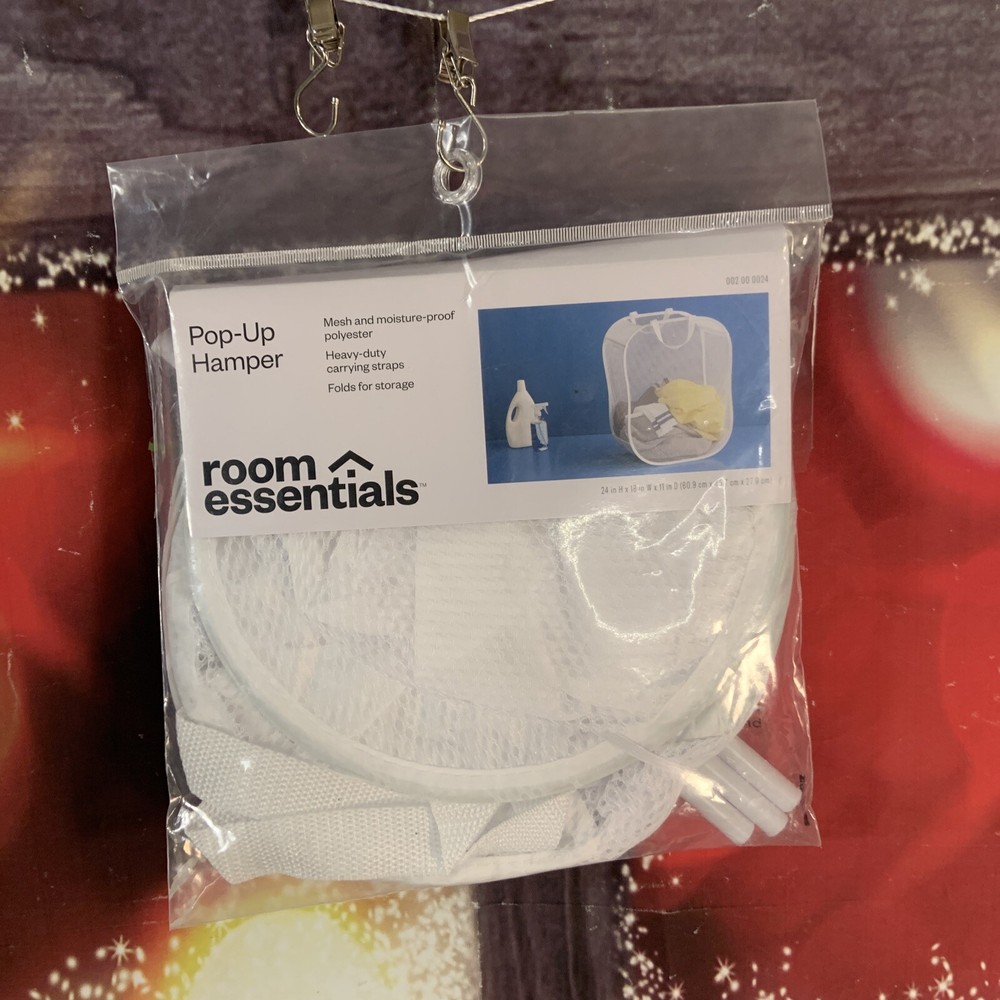 Pop Up Laundry Hamper White - Room Essentials.NIP