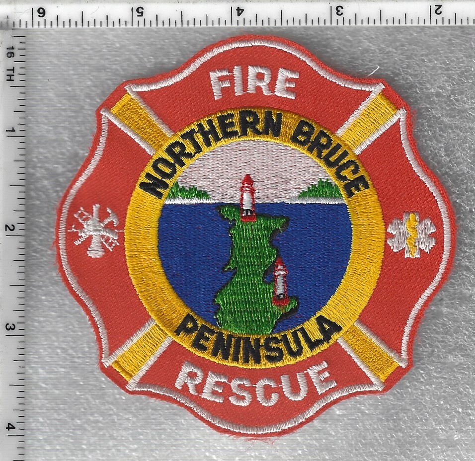 Northern Bruce Fire Department (Ontario, Canada)  - version 1 - Shoulder Patch