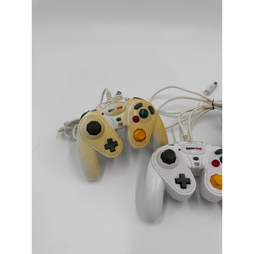 3X Untested GameStop GameCube Controller Lot Bundle