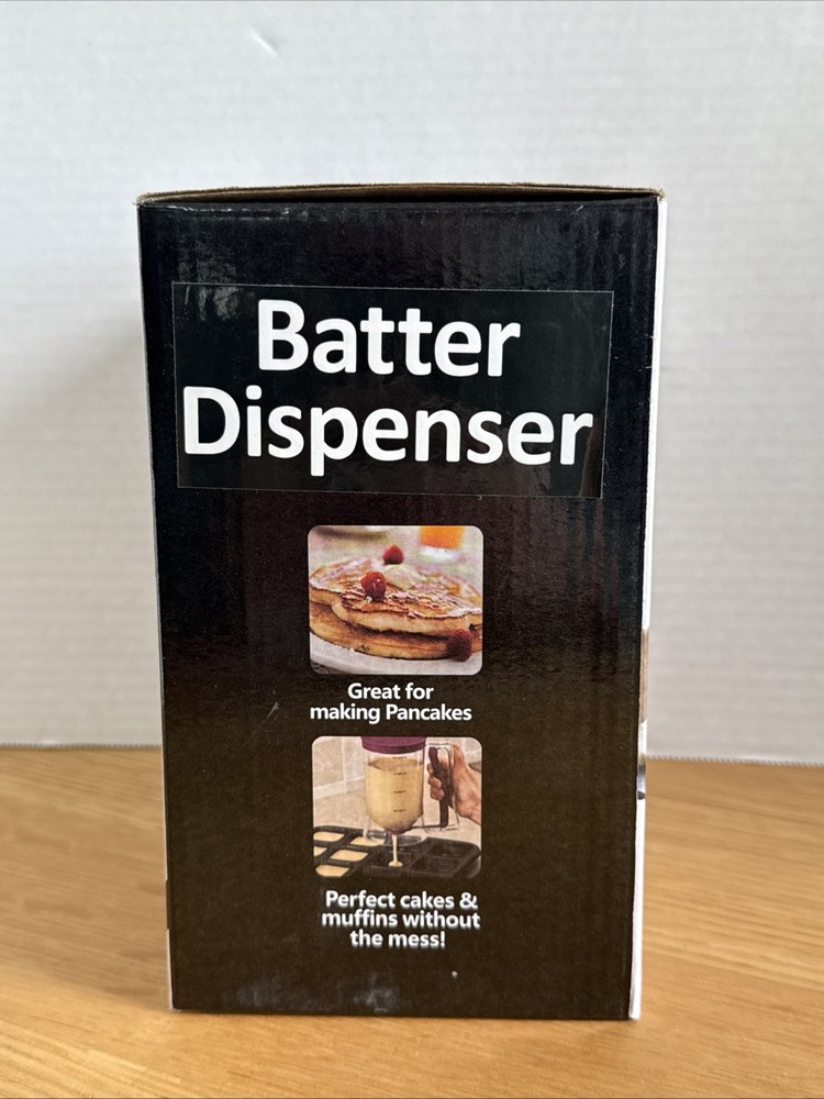 Pancake Cupcake Batter Dispenser, Bakeware Maker with Measuring Label