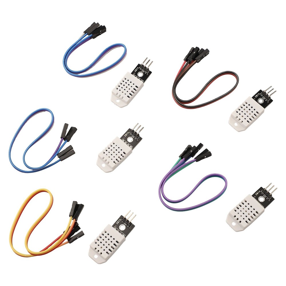 5 Piece Sensor Module for Temperature and Humidity Measurement Applications
