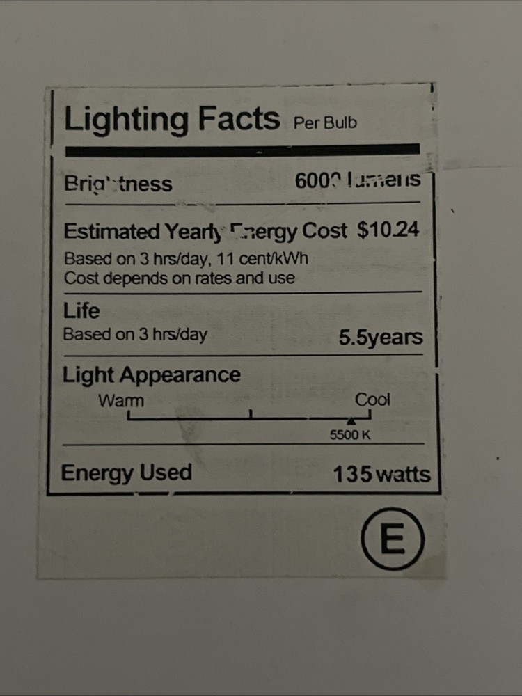 2 x 135W Photography Light Bulb 5500K E27 Socket CFL Softbox for 2 Pack