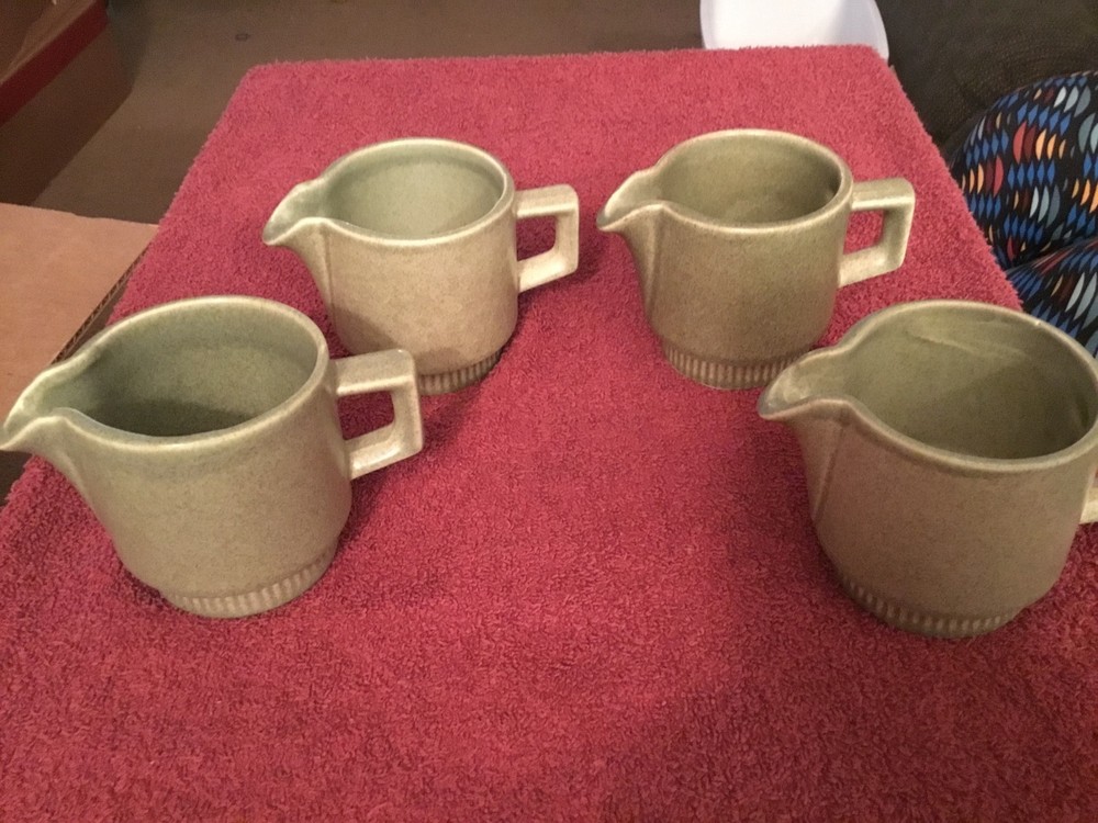 Pfaltzgraff Green Creamer Pichers