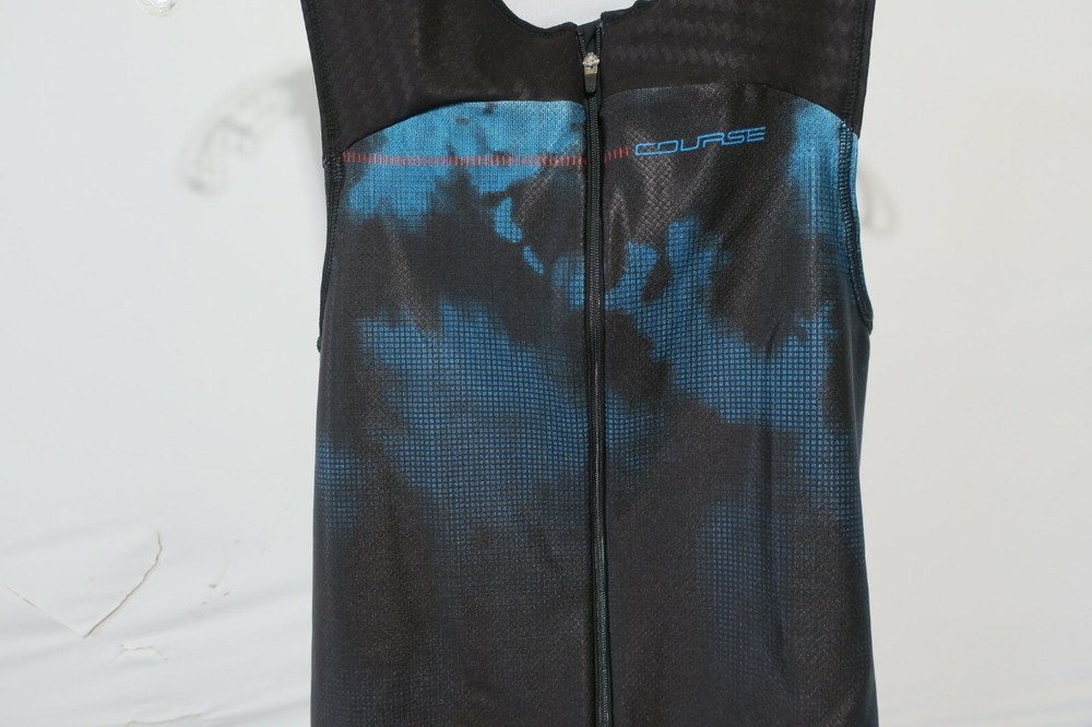 Louis Garneau Men's Tri Course Sleeveless Tri Top Medium Clouds Colored