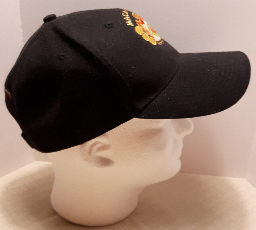 Vintage Macanudo Cigars Black High Quality Snap Back Hat