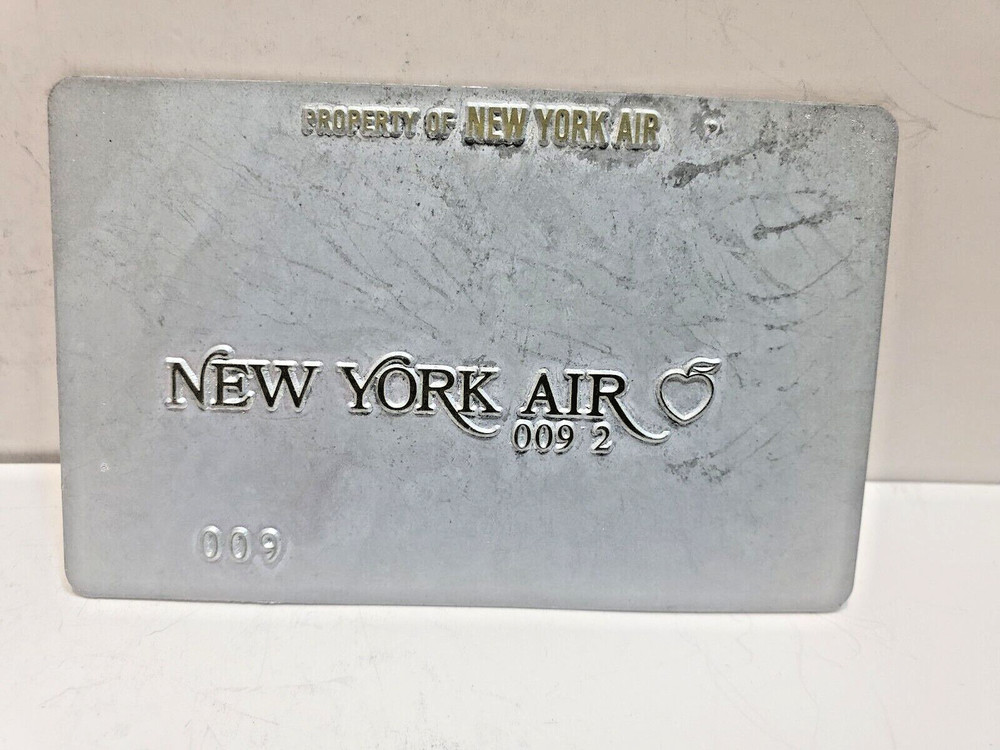 New York Air Ticket Validation Plate  #11