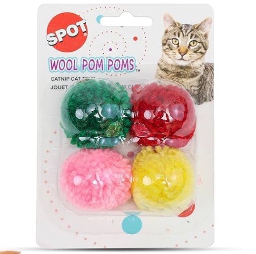 Spot Wool Pom Pom’s (12 Packs)