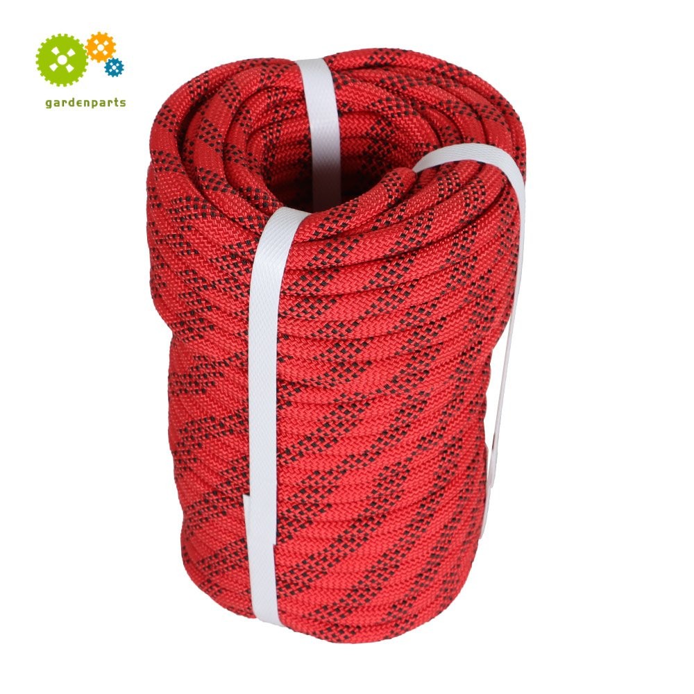 3/8" × 100' Braid Polyester Rope Arborist Tree Rope 3520Lbs High Strong