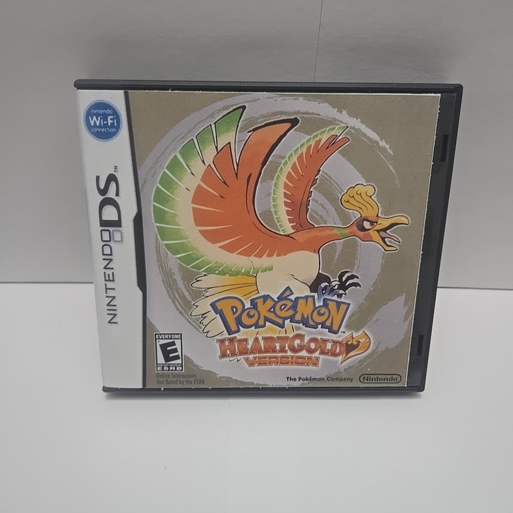 Replacement Case For Pokemon Heart Gold Version Nintendo DS