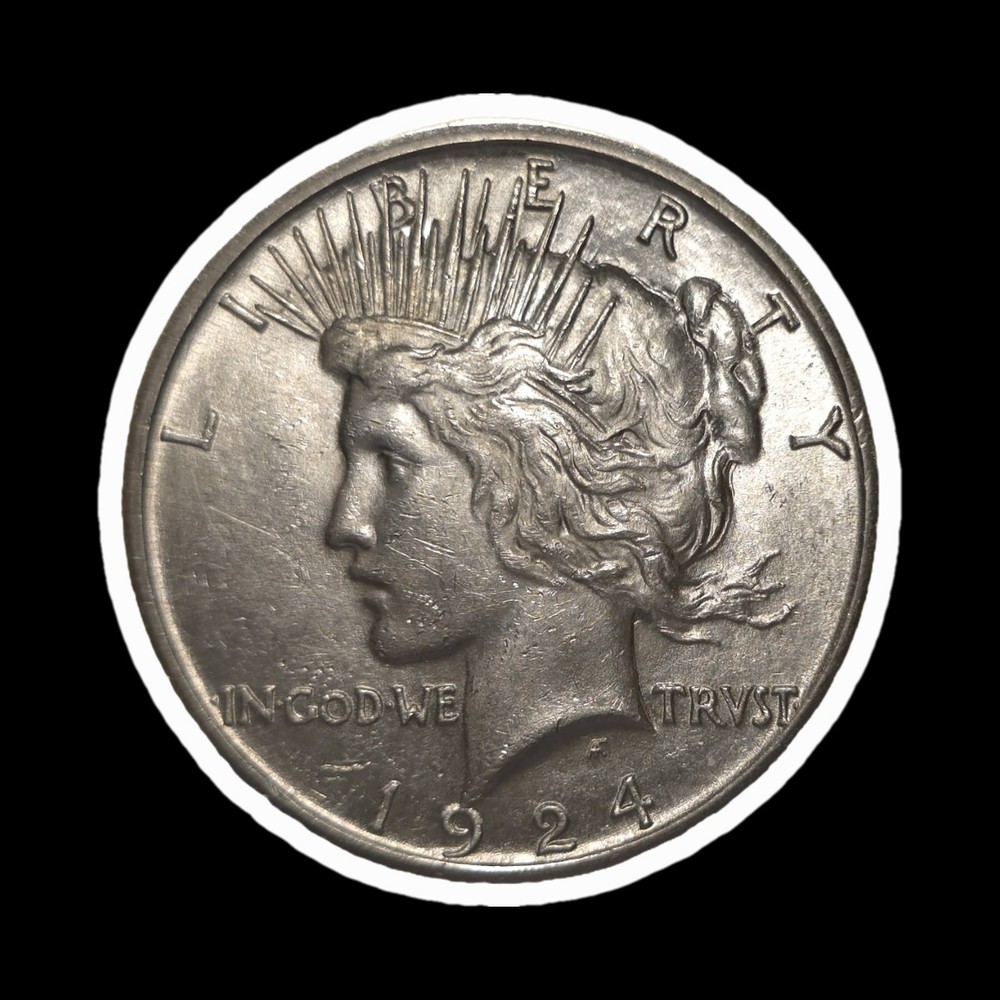1924S Peace SILVER Dollar $1 BU Unc Uncirculated
