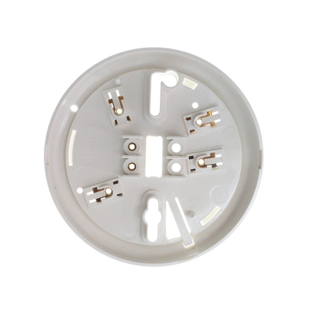 SIMPLEX 618-084 FOUR-WIRE DETECTOR BASE ASSEMBLY, NON-ADDRESSABLE, WHITE