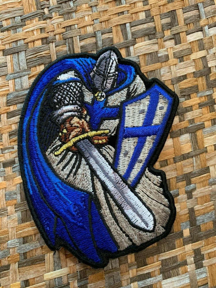 Crusader Knight with Cape Patch