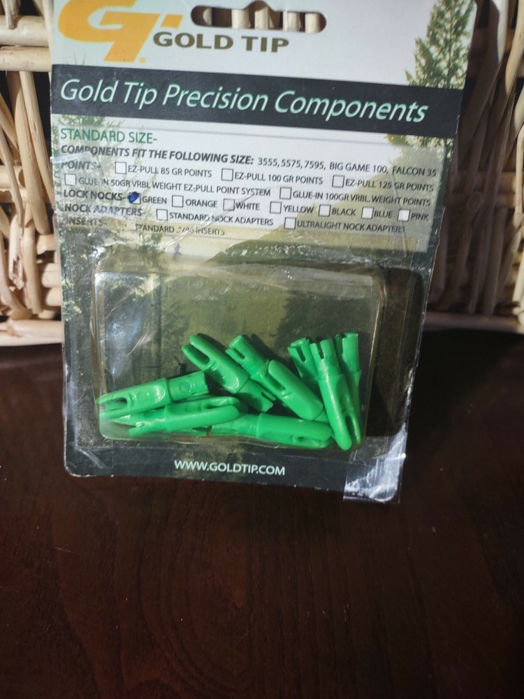 Gold Tip Precision Components Green Nocks