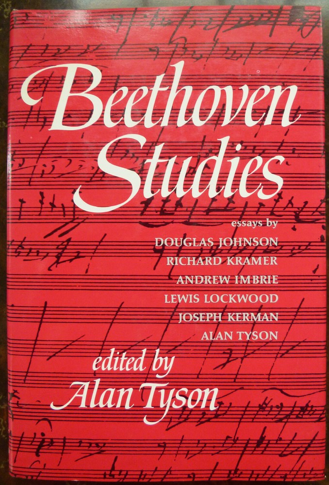 Beethoven Studies, edited by Alan Tyson — HC/DJ, 1st edition