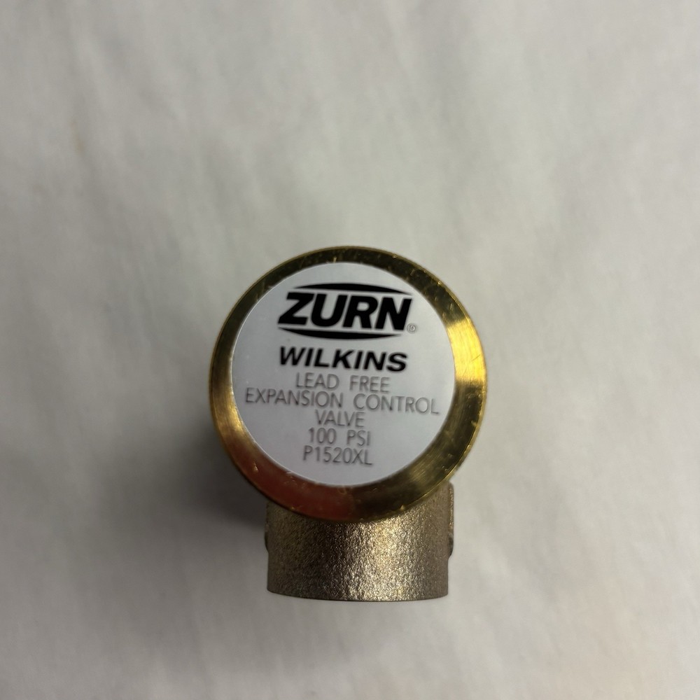 Pressure Relief Valve 1/2” P1520XI100 PSI lead Free ~ Zurn Wilkins
