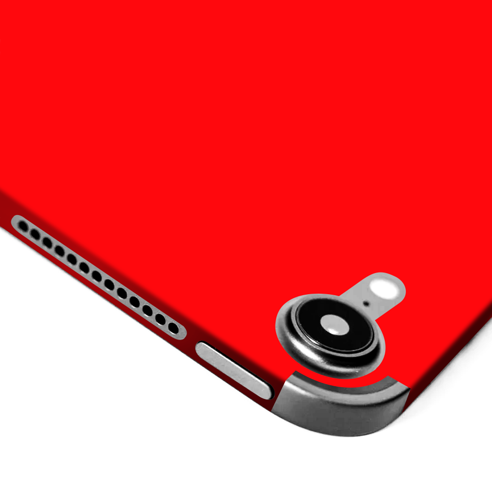 Skins Decal Wrap for Apple iPad Pro 11 2018 Solid Red color