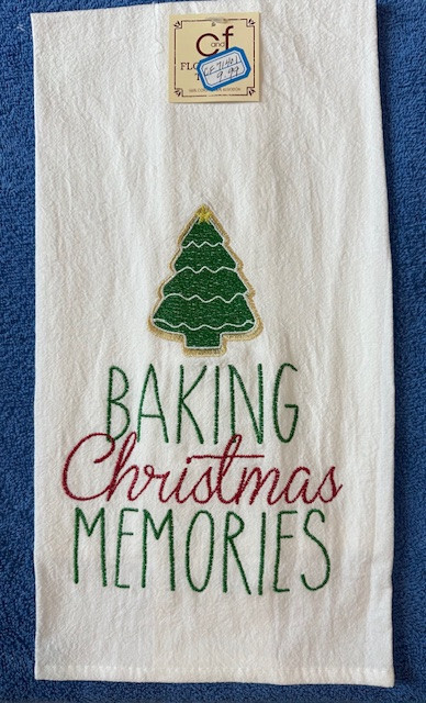 Christmas Kitchen Towel - Baking Christmas Memories (CF)