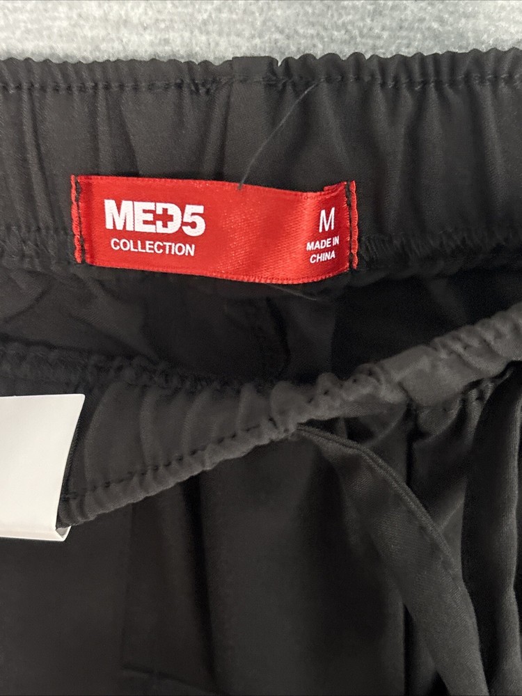 Med5 Collection Men’s Scrub Pants Black Size Medium NEW!