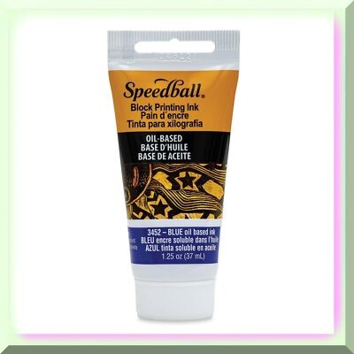 Blue Permanent Printing Ink, 1.25oz