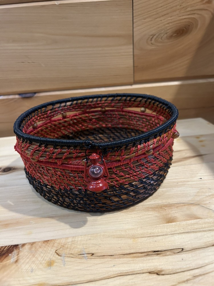 Red Lantern Basket