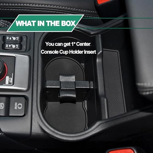 Center Console Cup Holder Insert Divider fit for Subaru Outback 2010 2011 2012