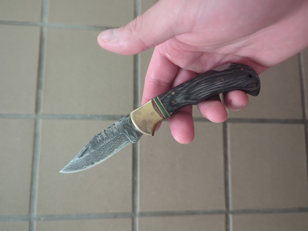 Damascus Pocket Knife