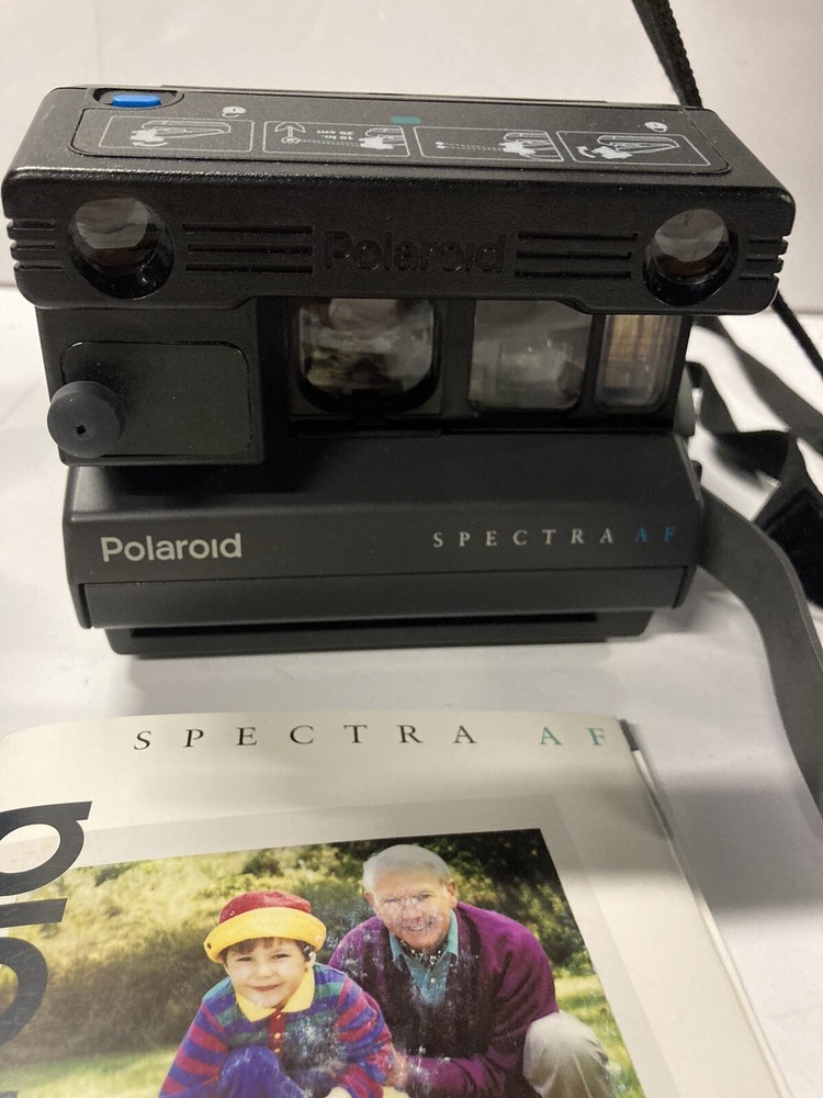 POLAROID SPECTRA AF CAMERA WITH ACCESSORIES & CAMERA BAG “Read Description!!”