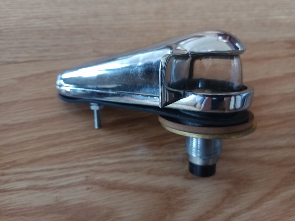 VINTAGE BOAT SEATEST NAVIGATION LIGHT GLASS LENSE