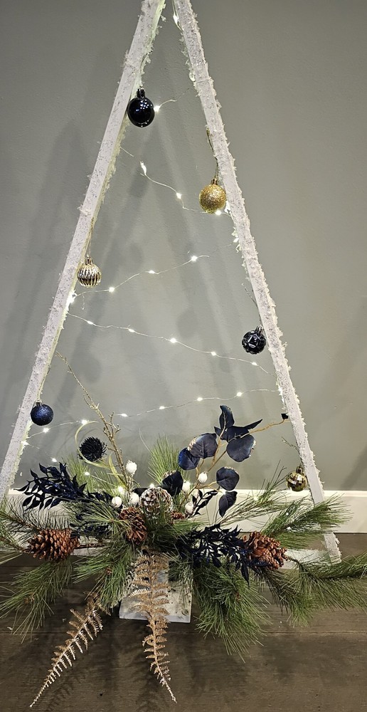 Wodden pine Christmas tree