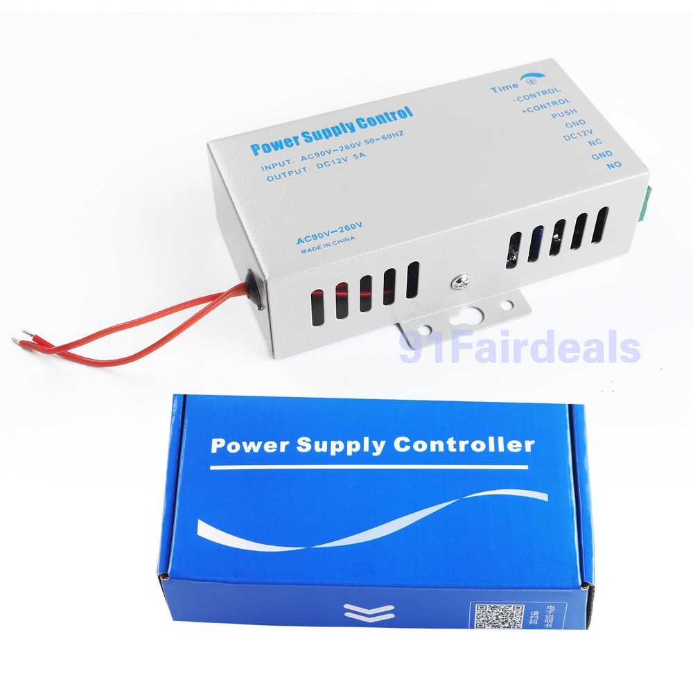 DC12V 5A Door Access Power Supply for Entry Exit Control System Electric Lock
