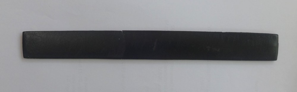 India 9” paper cutter with leather handle & sheath