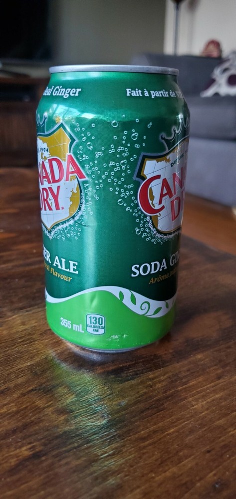 Empty Factory Error Canada Dry Soda Can