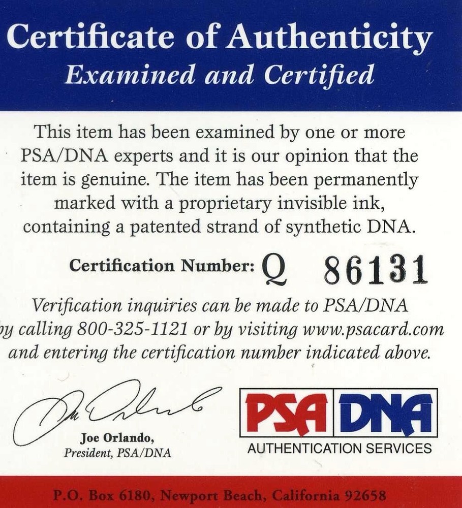 JOHN GLENN Signed Photo 11x14. PSA/DNA#:Q86131